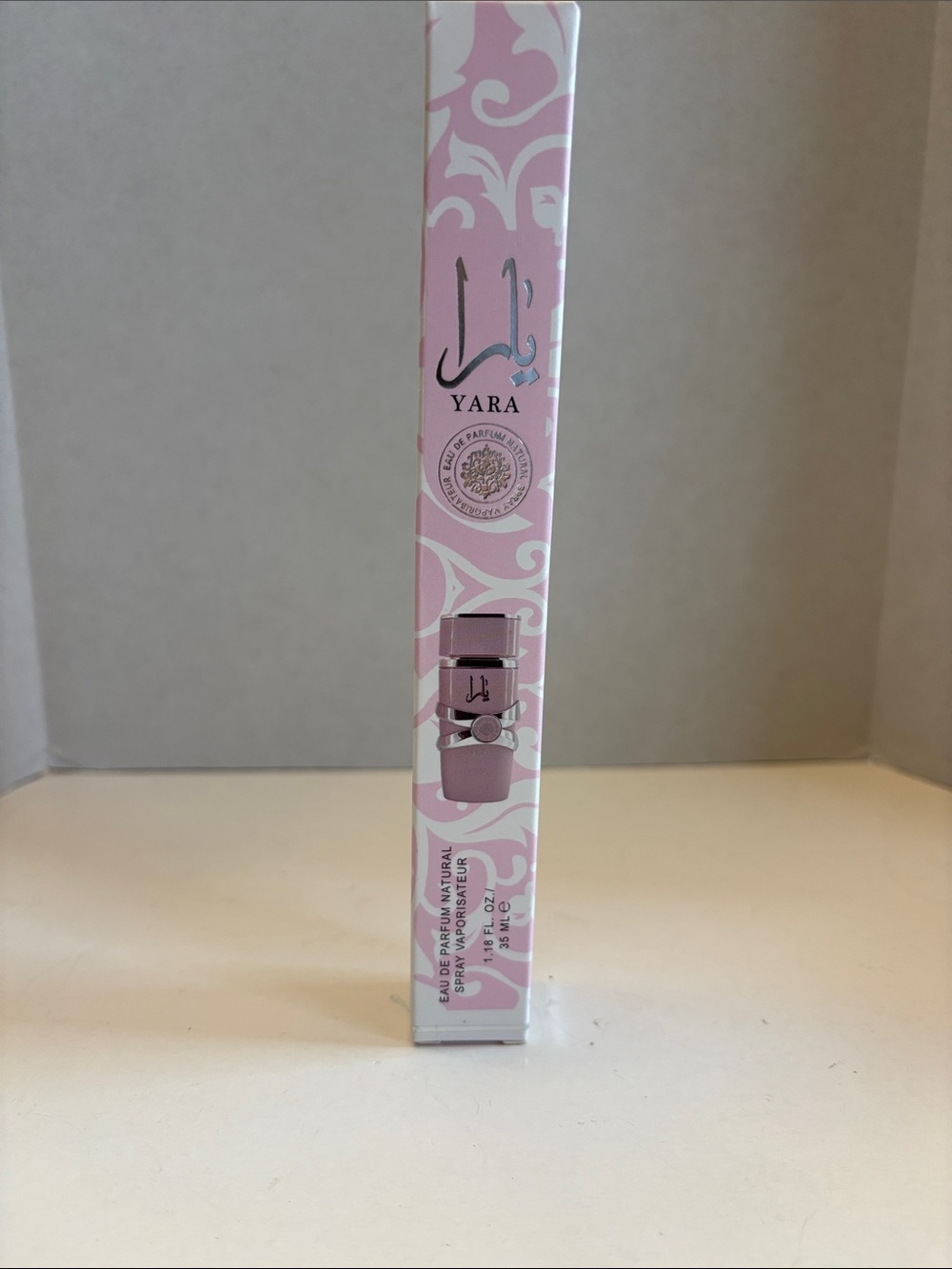 Ara Pink Lipstick-Style Perfume Spray Packaging